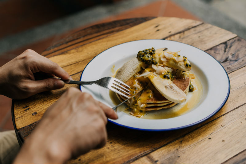 Buttermilk-Pancakes-with-Banana---Passionfruit-Curd-small